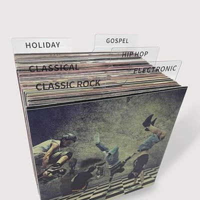Record Dividers voor Vinylplaten - A-Z Genre ERA BPM - Set van 10 stuks