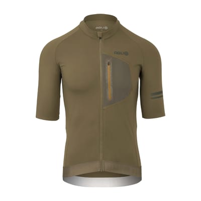 AGU Venture Gravel Fietsshirt Heren - Korte Mouwen - Stone Moss - Maat XL
