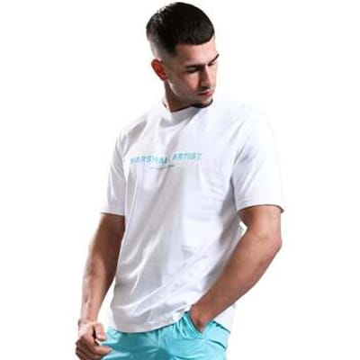 T-shirt Korte Mouw Marshall Artist Thermo T-Shirt White/Mint
