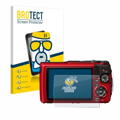 BROTECT - Screenprotector voor Olympus OM System Tough TG-7 - Folie Beschermfolie Beschermglas matte