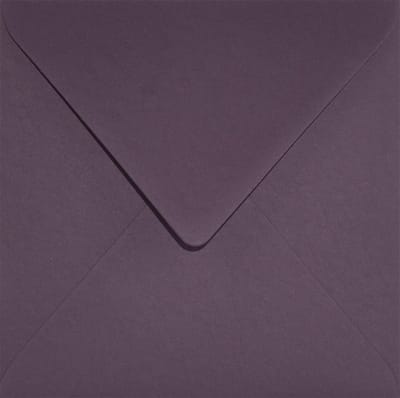Gladde paarse enveloppen 12 - 153 x 153 mm - 25 stuks - NK natgelijmde - 120 gram - Keaykolour - Netuno