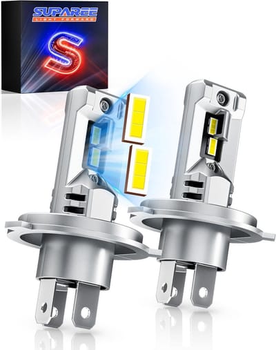 H4 LED Koplamp Set - 6500K Wit Licht - Hoge Helderheid & Canbus Foutvrij