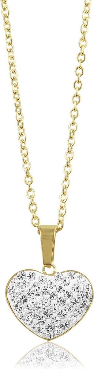 Montebello Ketting Bodhi Goldy - 316L Staal - Hart - 17x19mm - 45cm