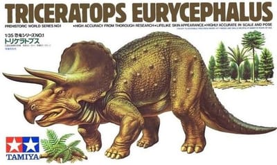Tamiya Modelbouwpakket Militaire voertuigen - 60201 Triceratops Eurycephalus - Prehistoric World Series NO.1 Plastic - 1:35 - Modelbouw