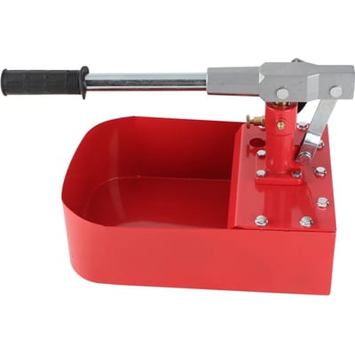 Pompe d'essai hydraulique manuelle 1000 PSI 7 MPa Testeur de pression d'eau pour tuyaux et vannes Outil à main red