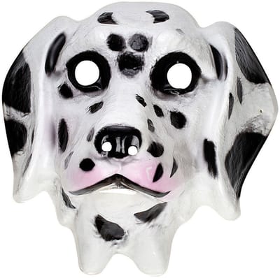 Dalmatiërmasker hond Ian plastic