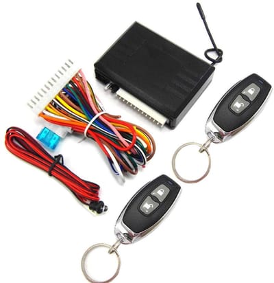 Dailygoods- Centrale Vergrendeling Set 12V - Universeel Auto Deurslot - Keyless Entry Systeem - Afstandsbedieningsset - Radiografische Alarmsysteem - Inclusief 2 Afstandsbedieningen - Autodeurslot