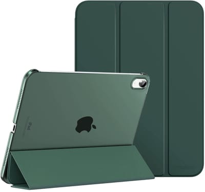 Dailygoods- Hoesje iPad 10e Generatie 2022 - Slanke Standaard - Harde PC - Doorschijnende Achterkant - Smart Cover - Automatische Slaap/Waakfunctie - Tabletcase