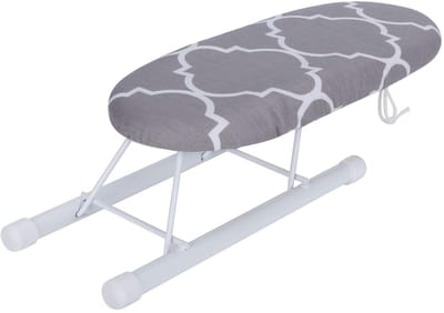 Dailygoods- Opklapbare Strijkplank - Draagbaar - Ruimtebesparend - Antislip Voetjes - Afneembare Hoes - Multifunctioneel voor Delicate Details - Mini Strijktafel