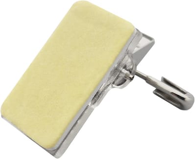 CombiCraft Badgeclip met speld en dubbelzijdig tape 13x24mm - per 25 stuks