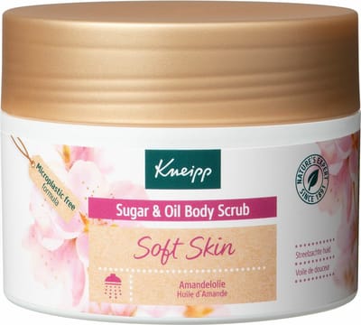 Kneipp Soft Skin Sugar Body Scrub Amandel - 4 x 220 gr - Voordeelverpakking