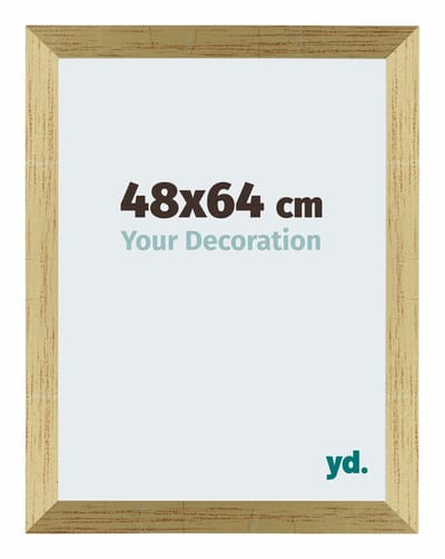 Your Decoration - Puzzellijst 48x64 cm - Goud Glans - Puzzellijst 500-1000 stukjes - MDF Fotolijst - Mura