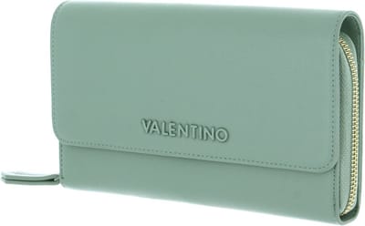 VALENTINO Schoudertas Cognac Wallet with Shoulder Strap Azzurro Blauw
