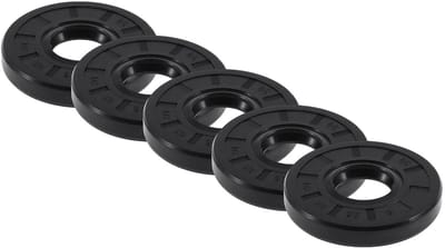 Universele dubbele lip afdichtring voor roterende assen 20x52x8mm - NBR rubber, hoge druk, 5 stuks