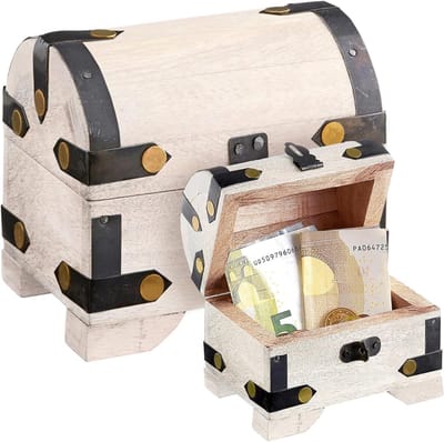 Houten Schatkist voor Sieraden of Cadeauverpakking