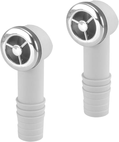 Overloopkoppen 2 Stuks - 36 x 36 mm Ronde Interface voor Wastafels