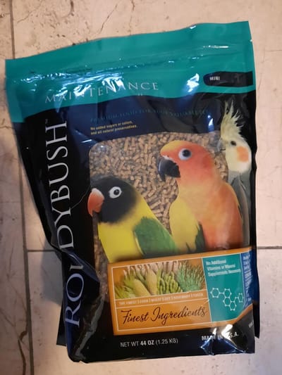 Parkieten en kleine papegaaienvoer v Roudybush mini 4,5kg