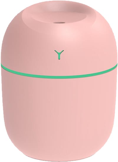 Draagbare mini-luchtbevochtiger – compacte USB-luchtbevochtiger met koude nevel voor op het bureau