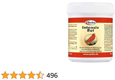 Quiko intensief rood - Quiko intensief rood 50 gram - Vogelvoer - Supplementen - Kleurbevordering