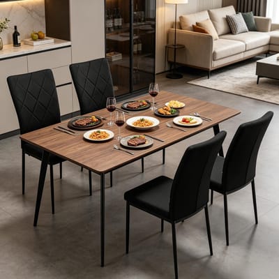 Eetkamerstoel - Onbekend - Taakstoel keuken eetkamer woonkamer ontvangst wachtkamer - Set van 4 multifunctioneel - Onbekend - Onbekend