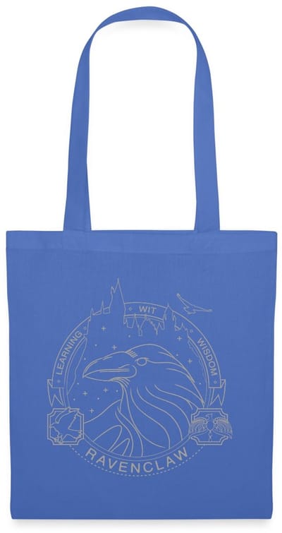 Harry Potter Ravenklauw Lineart Tas Van Stof Schoudertas