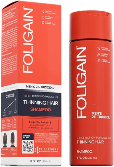 FOLIGAIN – Anti-Haaruitval Shampoo voor Mannen – 236 ml