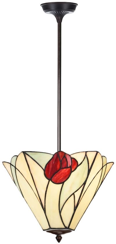Tiffany Hanglamp Up-light Tulip - Art Deco Trade