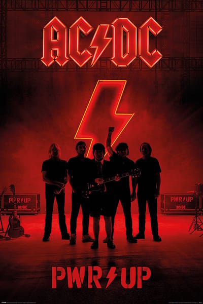 Pyramid Poster - Ac Dc Pwr Up - 91.5 X 61 Cm - Multicolor