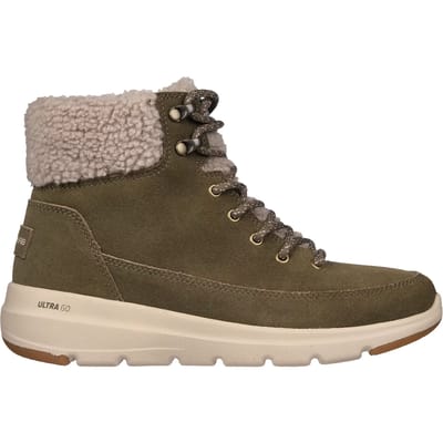 Skechers Glacial Ultra - Woodlands Dames Laarzen - Groen - Maat 36
