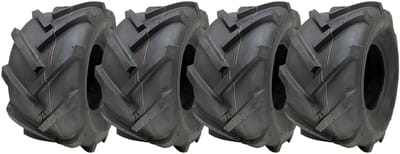 18x9,50-8 banden met open midden en noppen voor industriële rotovator Wanda P328 (set van 4)