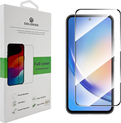 Solidenz Screenprotector - Geschikt voor Samsung Galaxy A55 - Premium Fullcover