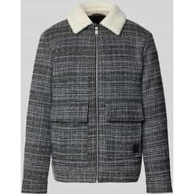 Regular fit jack met met wol