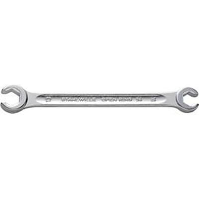 Stahlwille dubbele ringsleutel OPEN-RING 24, SW 10 x 11 mm, lengte 155 mm, chroomlegering staal, open, zeskant met AS-Drive profiel