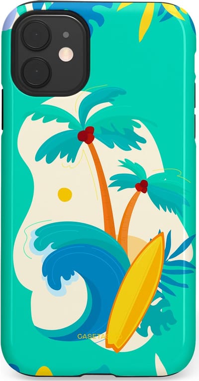 Casetastic Hoesje Geschikt voor Apple iPhone 11 - Stijlvolle Beschermende Duo-layer Case - Golvennoot
