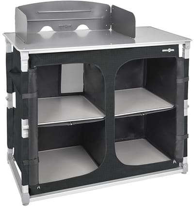 Brunner Azabache Daily CT - Campingkeuken 102 x 50,5 x 84/103 cm - Aluminium frame - Makkelijk schoon te maken - Verstelbare poten
