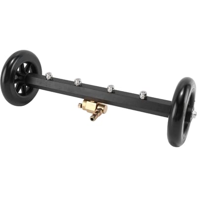 Waterbezem voor Hogedrukreiniger en Onderwagenreiniger Auto 7 Nozzles Dubbeldoel RVS 4 nozzles zwart