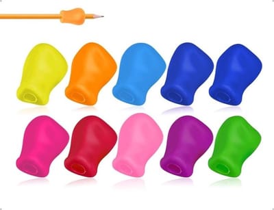 Ergonomische Siliconen Penhouders voor Kinderen, Zacht en Comfortabel, Verbeter Schrijfhouding in 9 Kleuren