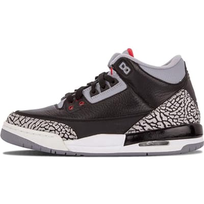 Jordan 3 Retro Black Cement 2018 GS 854261-001 36 gray