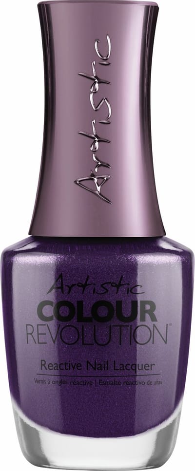 Artistic Nail Design Colour Revolution ' Queen Of The Cosmos ' ( Paars Parelmoer )