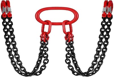 Hijsketting - Draagbare ketting - Zwaar werk - Hoog draagvermogen - 300CM - Zwart