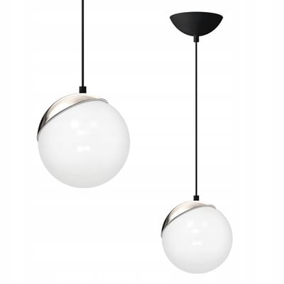 SFERA Hanglamp Zwart/Chroom E14 - Stijlvolle Verlichting