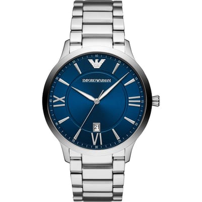 Montre homme Emporio Armani Giovanni Bleu Argent Métal Quartz AR11227 bleu