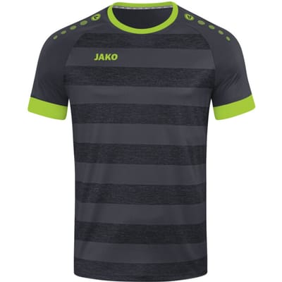 Jako Celtic Melange Shirt Korte Mouw Kinderen - Lemon / Antraciet | Maat: 116