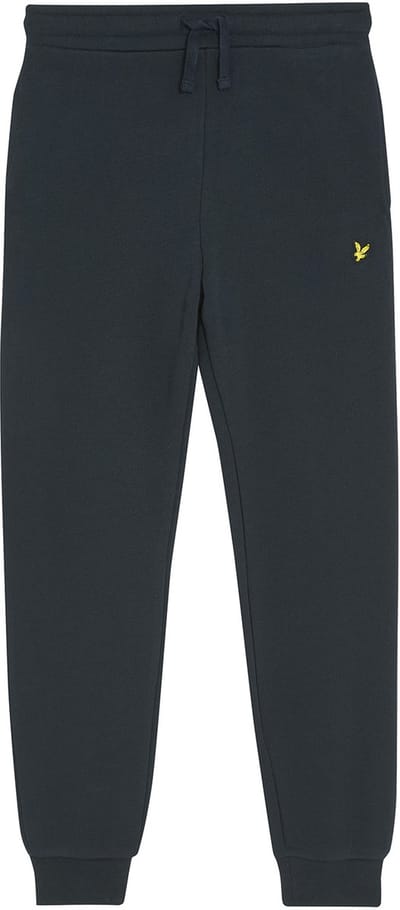 Lyle & Scott jongens joggingbroek met geborstelde achterkant - marineblauw