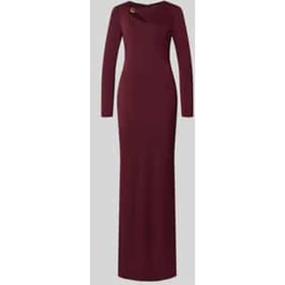 Avondjurk met Cut-out en knoopdetail Model 'BURLINCE'