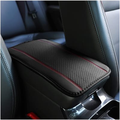 Dailygoods- Opbergdoos Premium Materiaal - Autoarmsteun - Waterdicht - Antislip - Huidvriendelijk PU-leder - Volledige Bescherming - Armsteun