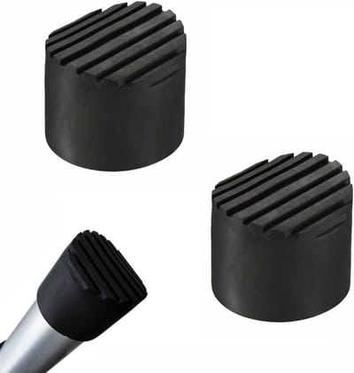 Ladder Rubber Voeten - Vervangende Hulzen - Veiligheid Verhogend - Antislip Basis - 2 Stuks - Zwart