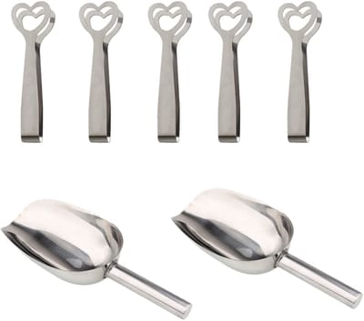 Dailygoods- Suikertangen Set - Roestvrijstalen Ijstangen - Snoeptangen - IJsblokjes Tangen - Salade Tangen - Eenvoudig schoon te maken