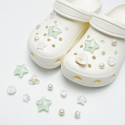 Schoenaccessoires-geschikt voor crocs charms- geschikt voor crocs pins- geschikt voor crocs Accessoires- geschikt voor Crocs Jibbitz-CJ-257 Mint zeester