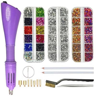 Hotfix Applicator Set met 7 Tips voor Strass-steentjes